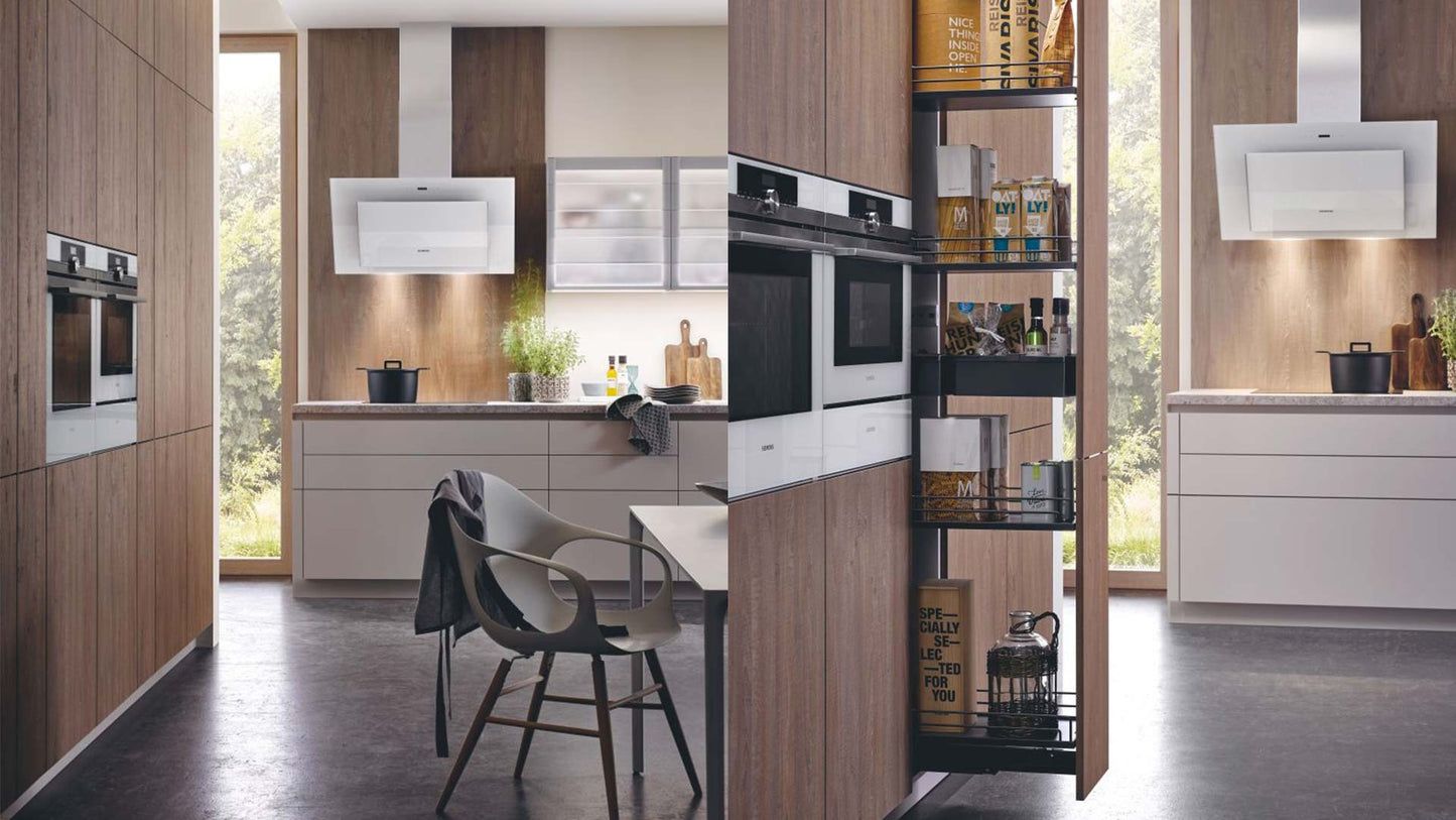 kueche-nach-mass-fronten-weiss-lack-matt-holzfronten-holz-furniert-backofen-hoch-flaechenbuendig-hochschranke-glas-milchig-oeffnungsmechanik-apothekerschrank-auszug