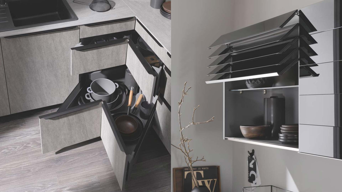 kueche-mattlack-anthrazit-holzfront-anthrazit-schwarz-beleuchtet-glasvitrinen-verdunkeltes-glas-eckloesung-eckschublaeden-haengeschrank-oeffnungsmechanik-glas