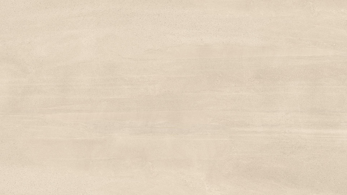 Keramik Arbeitsplatte in einem cremigen Beigeton in der Farbe Crema.