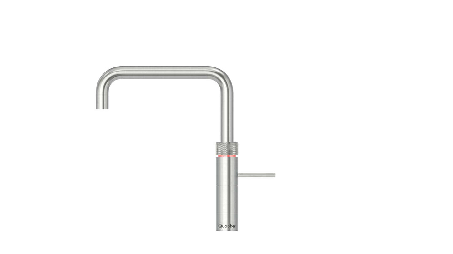 Quooker Fusion Square aus Edelstahl.