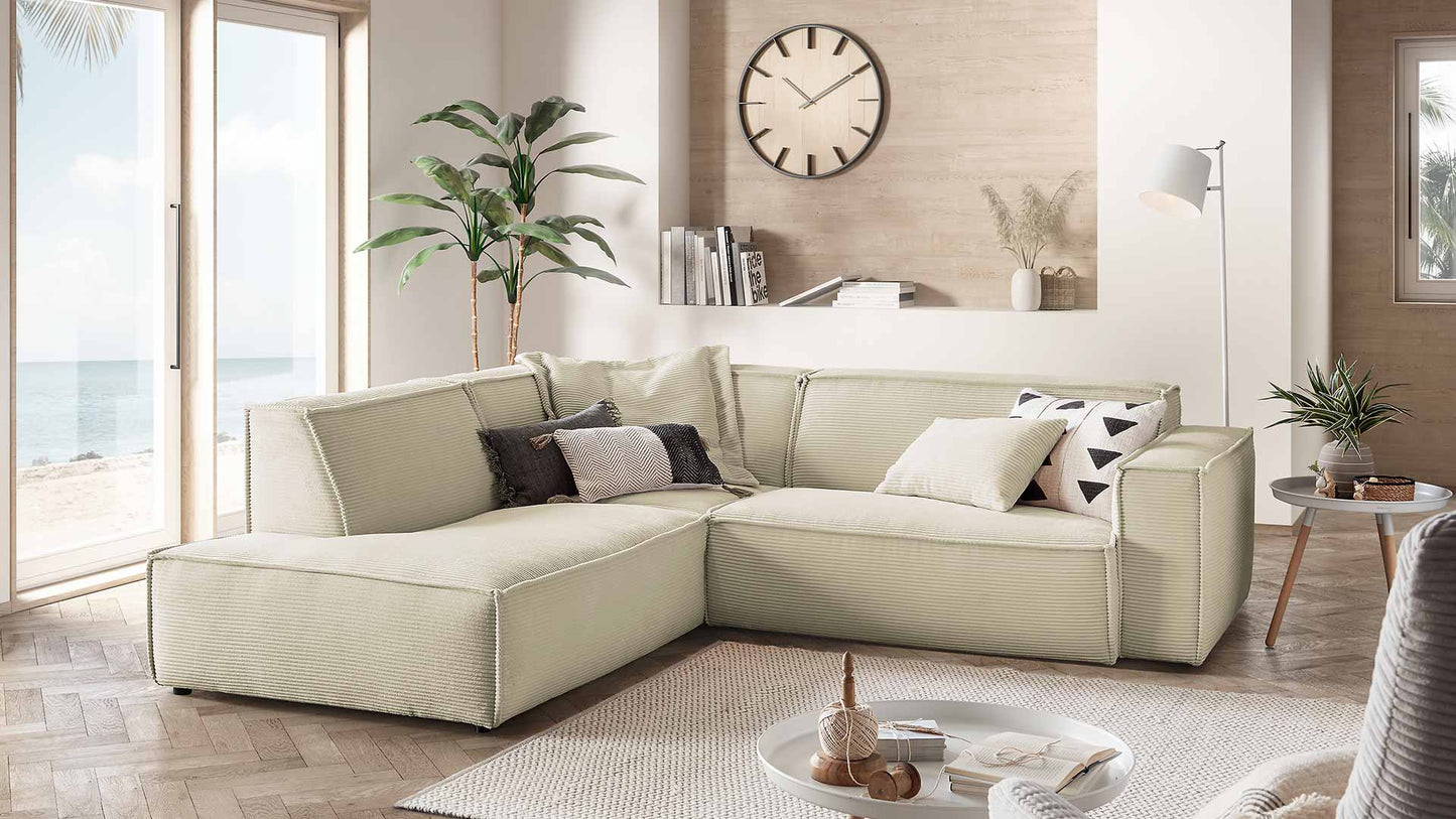 Modulares Sofa in Cord.