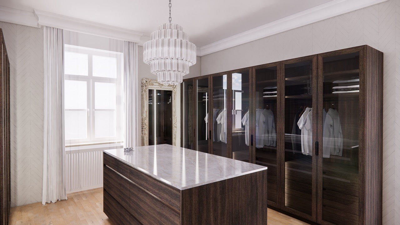 Raumkonzept Kleiderschrank.