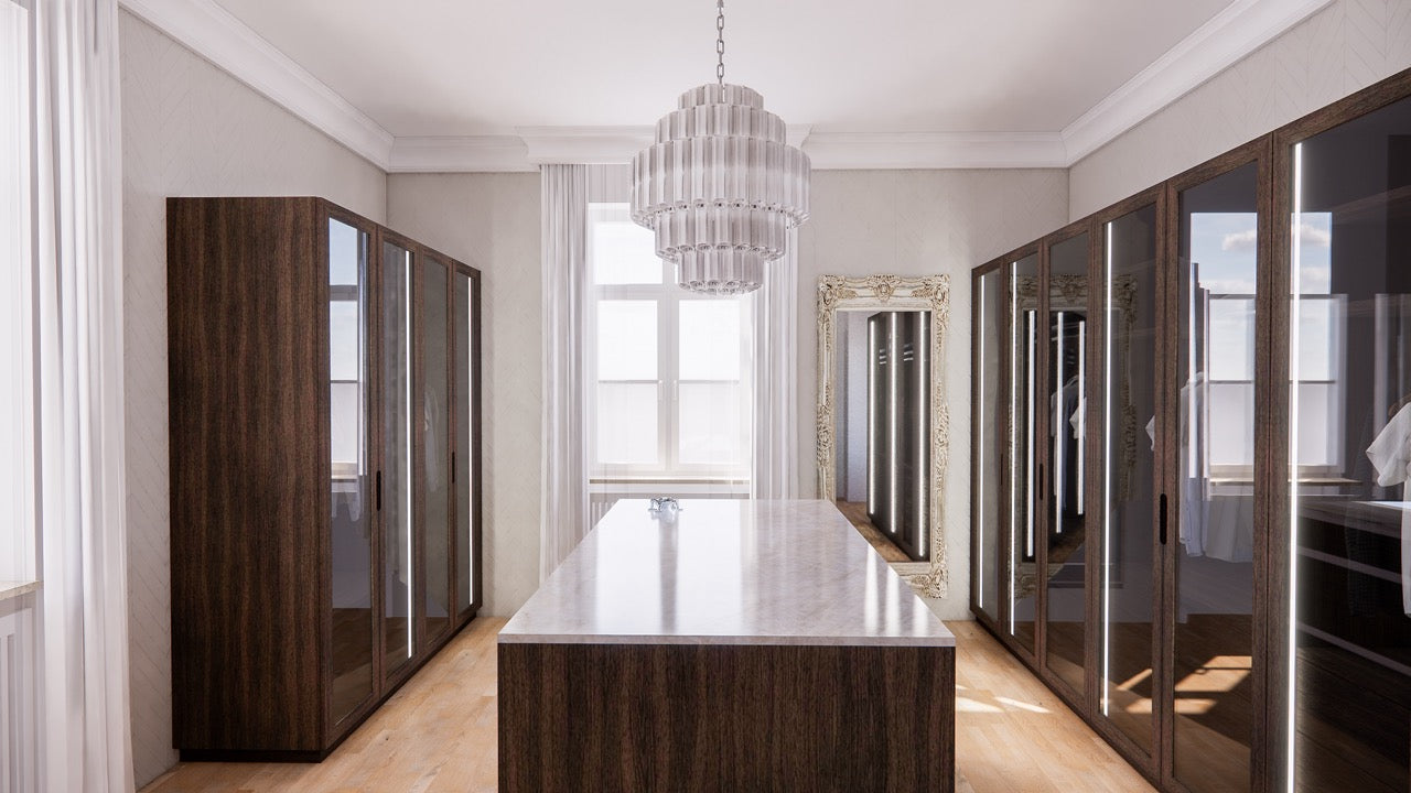 Raumkonzept Kleiderschrank.