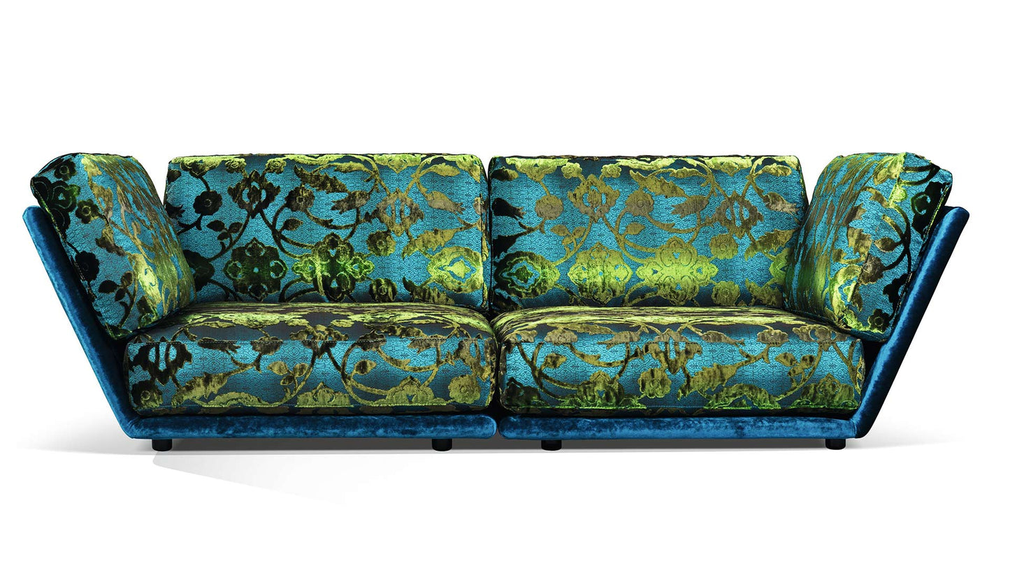 couchgarnitur-couch-sofa-bretz-stoff-velours-blau-gruen-tuerkis-gemustert-blumen-bodentief-loungegarnitur