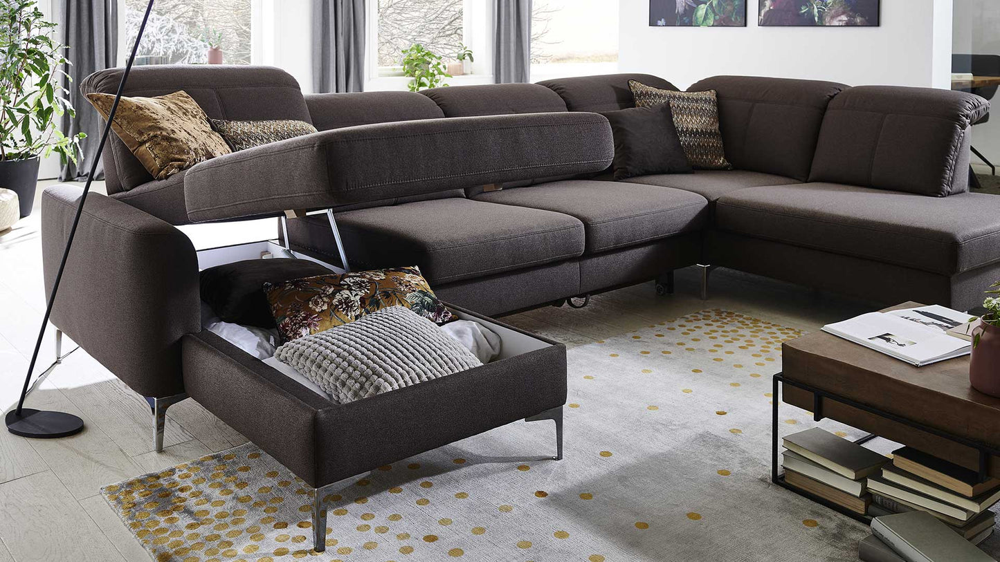 couchgarnitur-couch-sofa-stoff-braun-fuesse-metall-chrom-metallfuesse-kopfteilverstellung-longchair-motorische-relaxfunktion-schlaffunktion