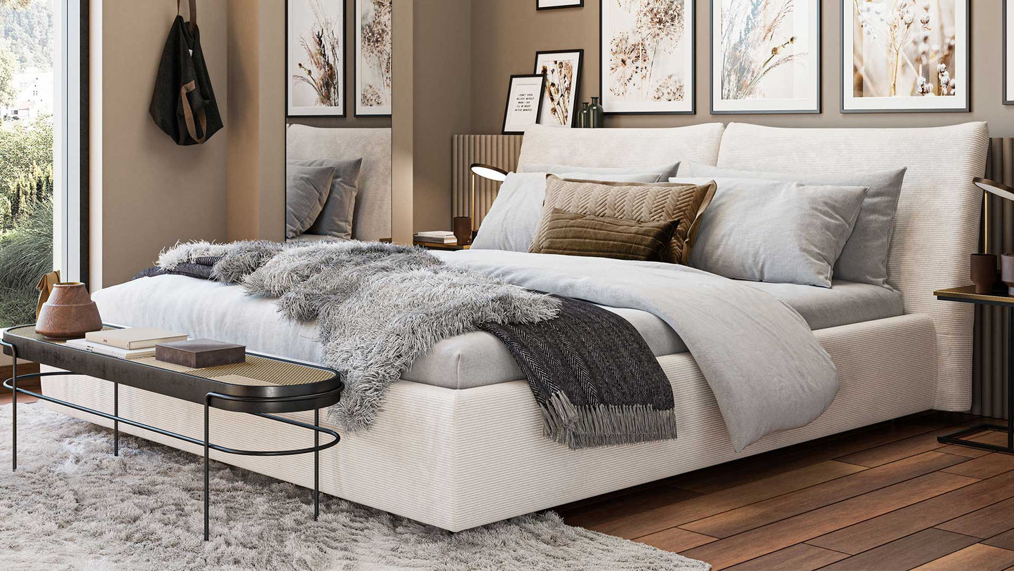 polsterbett-bett-stoff-hell-weiss-cord-polstermoebel-schlafzimmer-boxspringbett